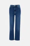 Frame Le Sleek Straight Jeans In Blue