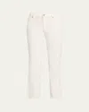 Frame Le Sleek Straight Jeans In White