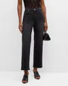 Frame Le Jane Ankle Logo Denim Pants In Kerry