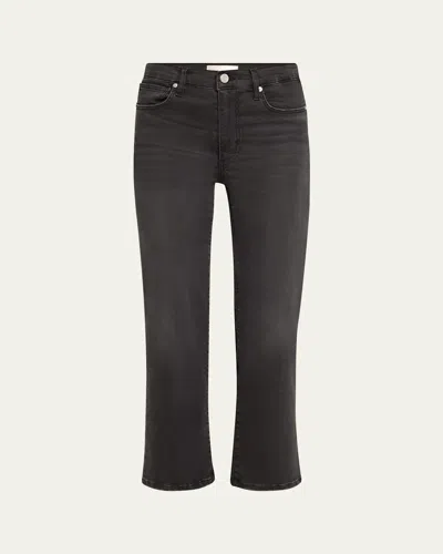 Frame Le Sleek Straight Jeans In Black