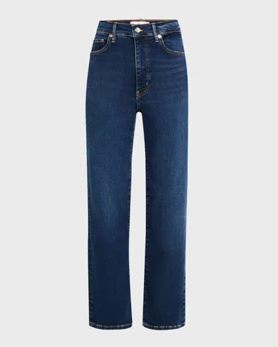 Frame Le Sleek Straight Jeans In Malta