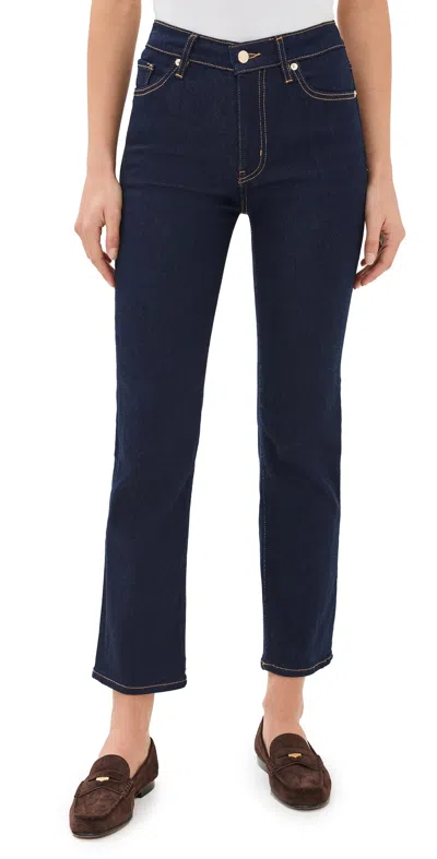 Frame Le Sleek Straight Jeans Stargirl In Blue