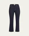 Frame Womens Le Crop Mini-bootcut Stretch-denim Jeans Stargirl In Stargirl