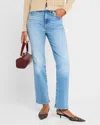 Frame Le Sleek High Waist Ankle Straight Leg Jeans In Whimsy