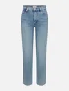 Frame Whiskered Five-pocket Jeans In White