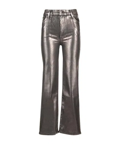 Frame Le Sleek Straight Coated Jeans In Black