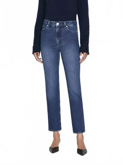 Frame Le Sleek Straight Leg Jeans In Thunderstorm In Multi
