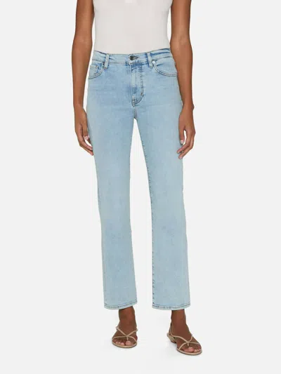 Frame Le Sleek Straight Leg Jeans In Tribute In Blue