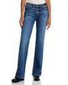 Frame Le Sleek Straight Leg Jeans In Trick In Blue