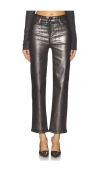 Frame Le Sleek Straight In Gunmetal Chrome In Metallic Silver