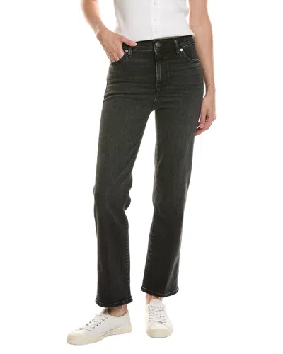 Frame The O Ring Stroll Sutro Wide Leg Jean In Black