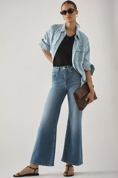 FRAME LE SLIM HIGH-RISE PALAZZO JEANS
