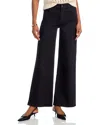 Frame Le Slim Palazzo High Waist Wide Leg Jeans In Black