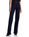 Frame Le Slim Palazzo Modernist Pocket High-rise Wide-leg Jeans In Blue
