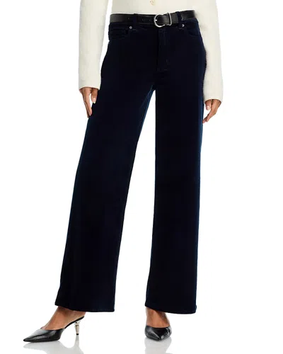 Frame Le Slim High Rise Wide Leg Palazzo Jeans In Blue