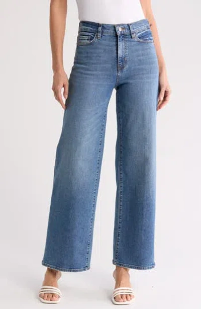Frame Le Slim High Waist Wide Leg Palazzo Jeans In Bixby