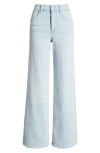Frame Le Slim Palazzo Jeans Feather In Blue