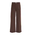 Frame Le Easy Flare Jeans In Espresso In Brown