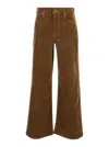 Frame Le Slim Palazzo Pants In Beige