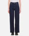 Frame Le Slim Palazzo High Waist Wide Leg Jeans In Black