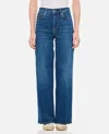 Frame Le Slim Palazzo Pants In Thunderstorm In Blue