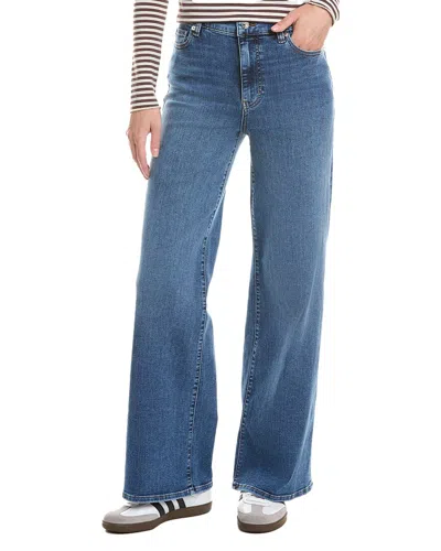 Frame Denim Le Slim Palazzo Canals Jean In Blue