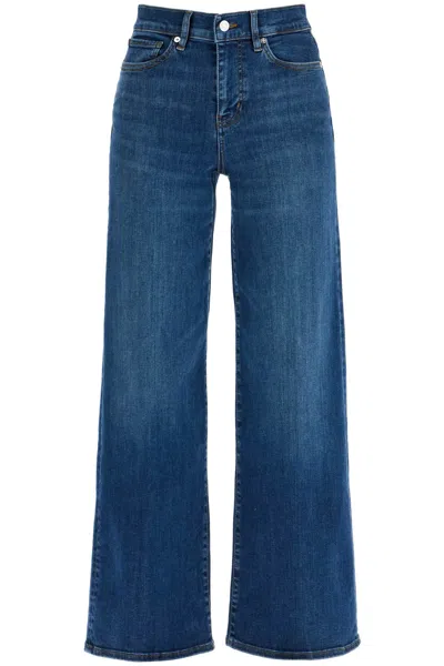 Frame 'le Slim Palazzo' Cropped Jeans In Blue