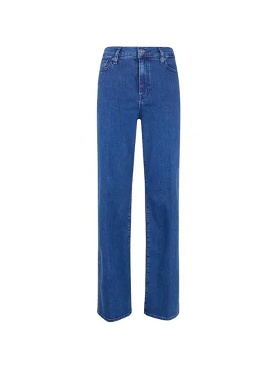 Frame "le Slim Palazzo" Denim In Blue