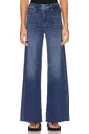 Frame Le Slim Palazzo High Rise Jeans In Crossings In Blue