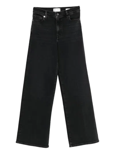 Frame "le Slim Palazzo" High Rise Wide Leg Flare Jeans