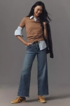 Frame Le Slim Palazzo High-rise Wide-leg Jeans In Blue