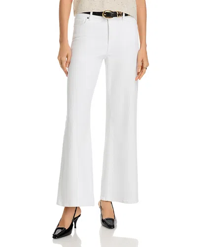 FRAME LE SLIM PALAZZO HIGH RISE WIDE LEG JEANS IN WHITE
