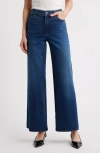 Frame Le Slim Palazzo High Waist Wide Leg Jeans In Blue