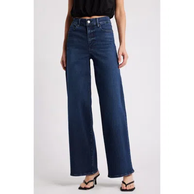Frame Le Slim Palazzo High Waist Wide Leg Jeans In Blue