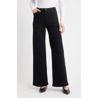 Frame Le Slim Palazzo High Waist Wide Leg Jeans In Blue
