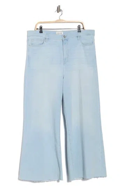 Frame Le Slim Palazzo High Waist Wide Leg Jeans In Blue