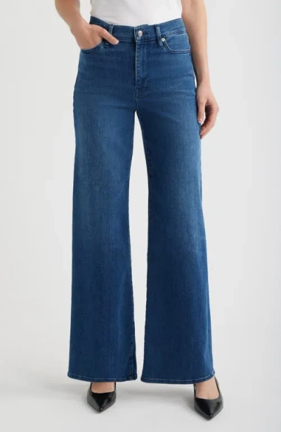 Frame Le Slim Palazzo High Waist Wide Leg Jeans In Blue