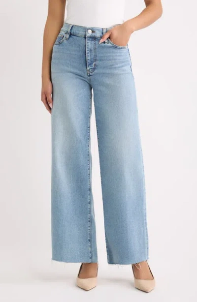 Frame Le Slim Palazzo High Waist Wide Leg Jeans In Multi