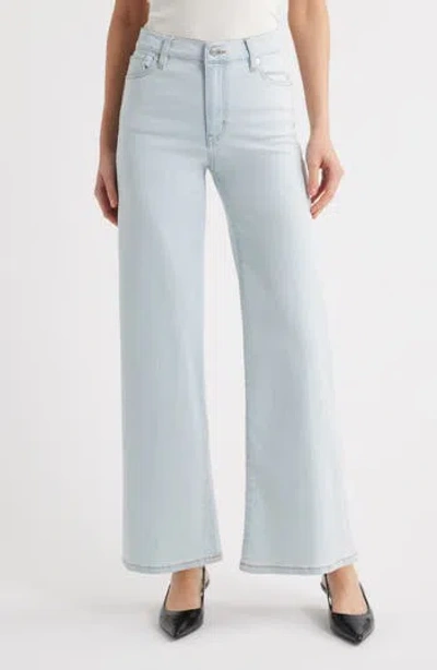Frame Le Slim Palazzo High Waist Wide Leg Jeans In Blue