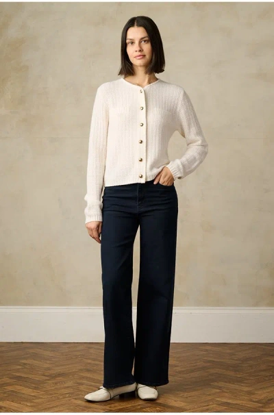 Frame Le Slim Palazzo In Century In Black