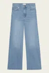 Frame Womens Le Slim Palazzo Five-pockets Wide-leg High-rise Stretch-denim Blend Jeans Honeymoon