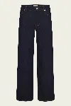 Frame Le Slim Palazzo In Rinse In Black