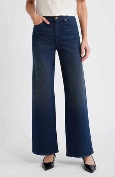 Frame Le Slim Lupine Palazzo Jean In Blue