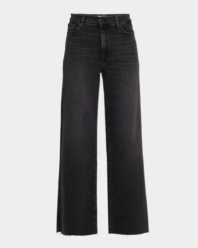 Frame Le Slim Palazzo Jeans In Black