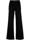 Frame Le Slim Palazzo Jeans In Black