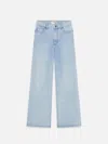 Frame Le Slim Palazzo High-rise Wide-leg Jeans In Blue