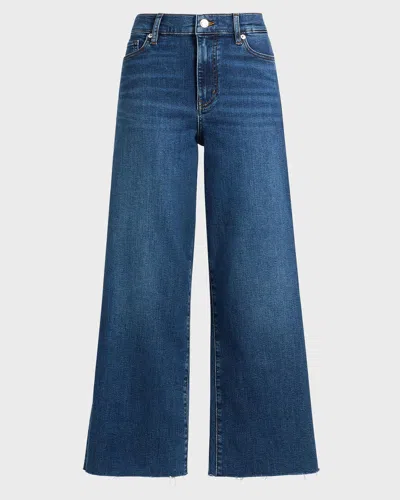 Frame Le Slim Palazzo Jeans In Blue