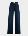 Frame Le Slim Palazzo Jeans In Blue