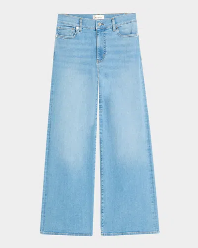 Frame Le Slim Palazzo Jeans In Blue