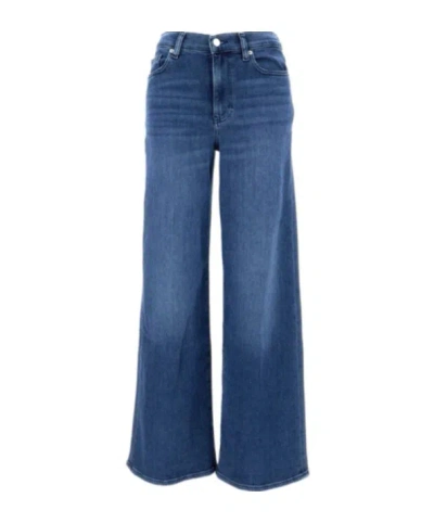 Frame Le Slim Palazzo Jeans In Blue